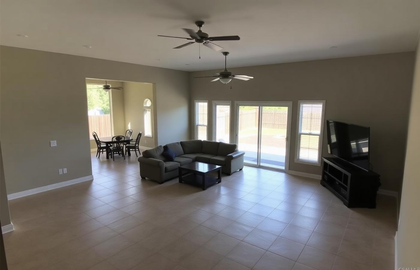 3675 Palo Verde — spacious family room opening to the backyard