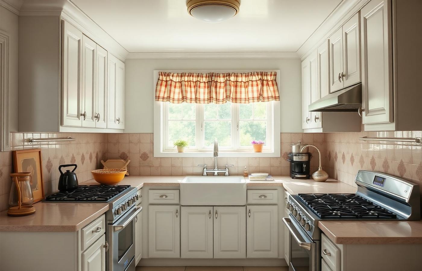 3745 E Ransom St — kitchen with gas range and garden window