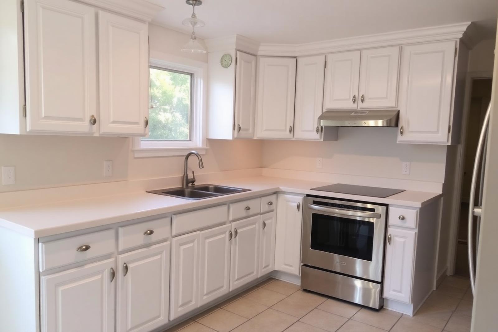 23045 El Caballo St — updated kitchen with white cabinetry