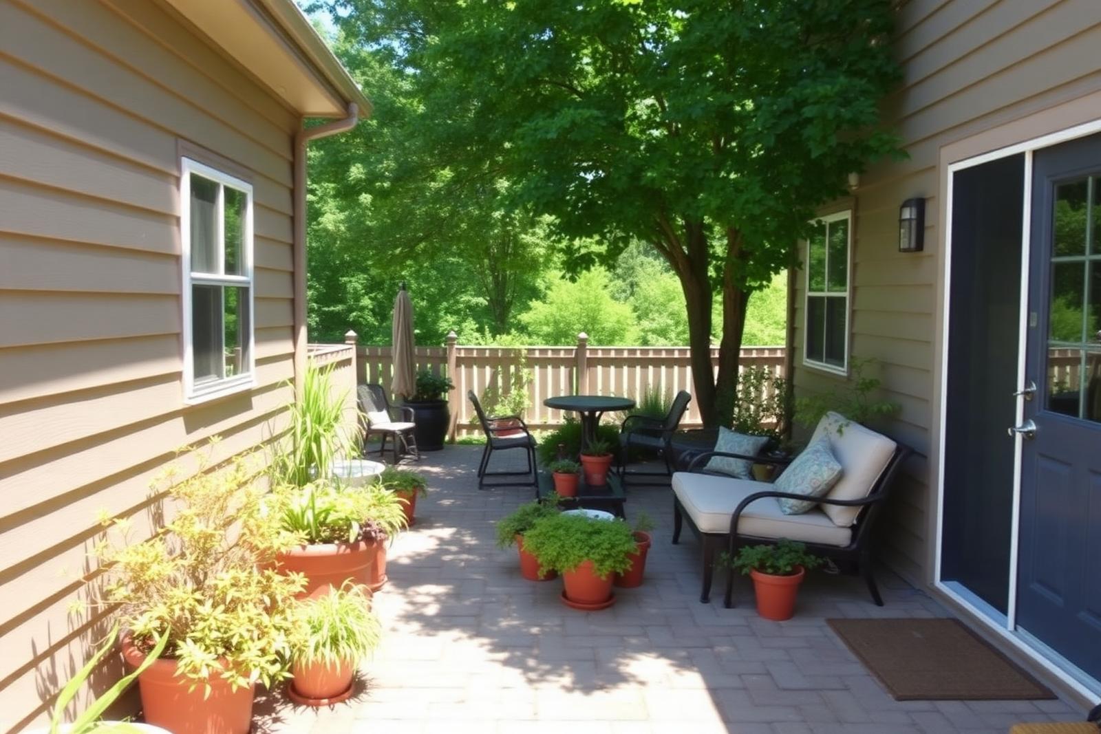 13951 Falmouth Walk — private enclosed patio