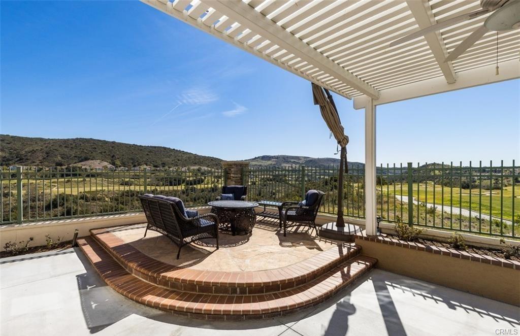 14 Dover — covered viewing deck overlooking the golf course