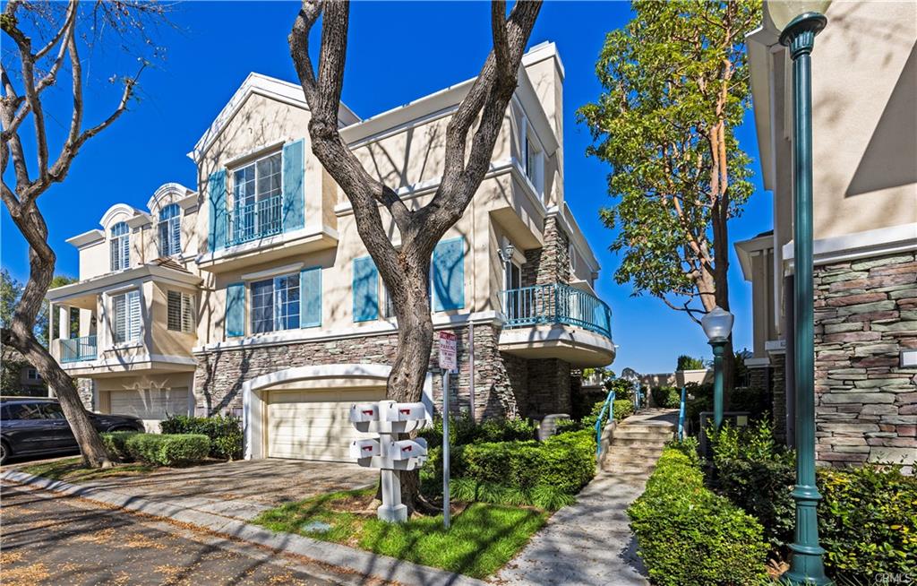 4 Chandon — French-inspired street elevation in Newport Ridge Vistas